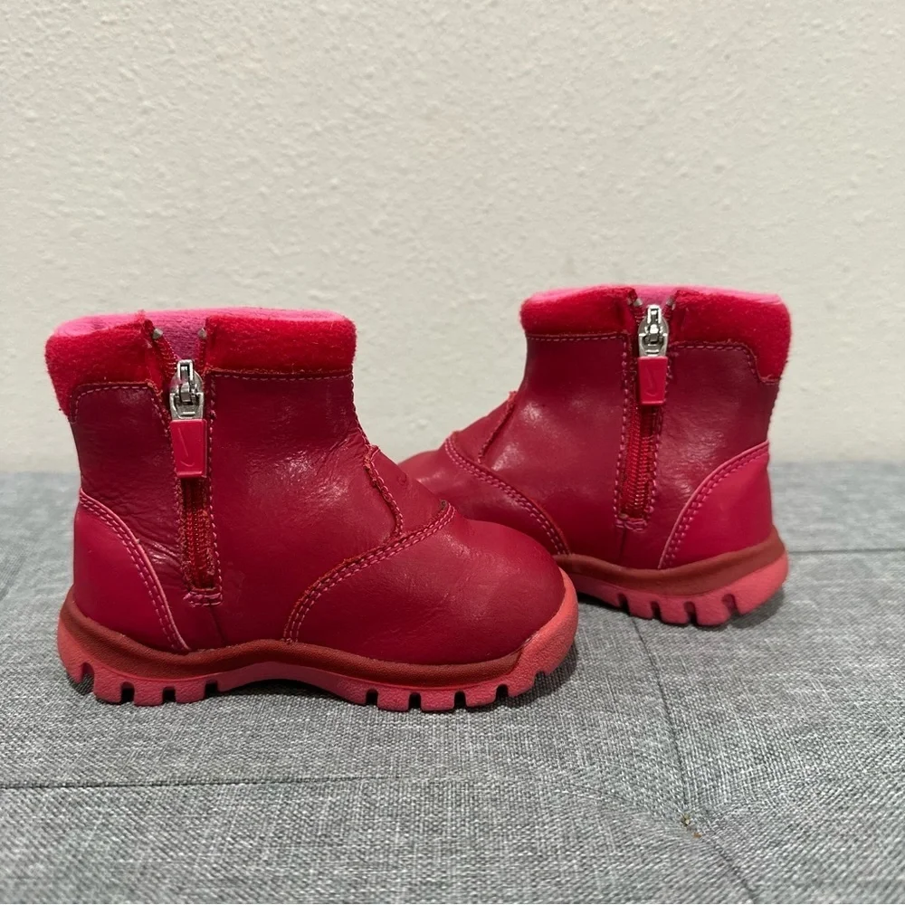 Nike Girls Red Boots
